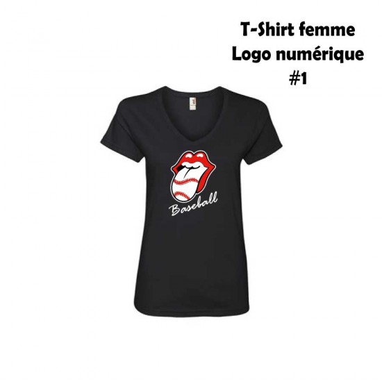Baseball T-shirt femme choix #1