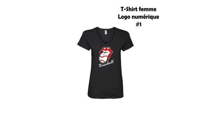 Baseball T-shirt femme choix #1