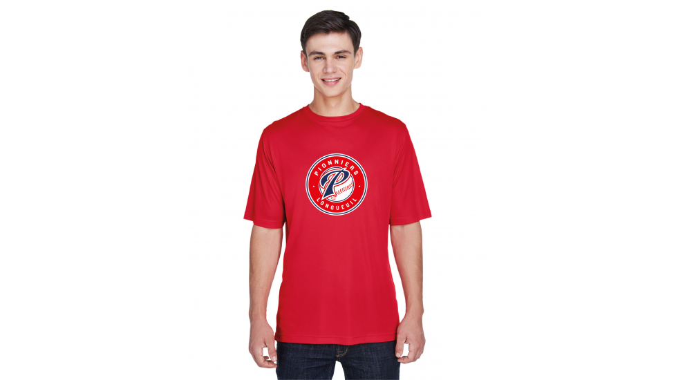 Pionniers t-shirt polyester rouge